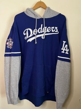 47 Brand LA Dodgers Trifecta Shortstop Pullover Hoodie Size XL SOLD OUT